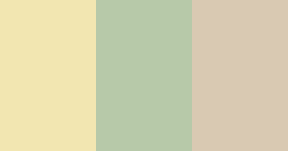 Download golden sage bliss color palette PNG image (landscape)