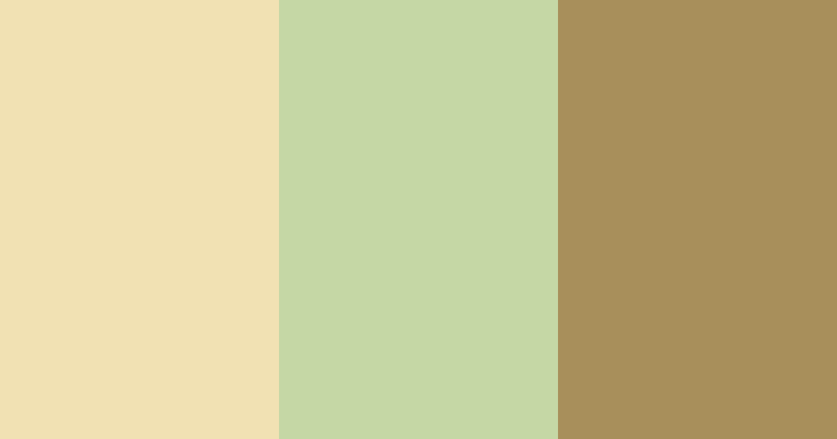 Download golden sage color palette PNG image (landscape)