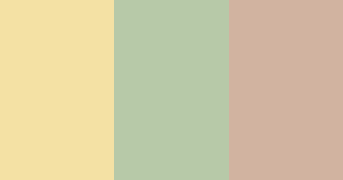 Download warm golden sage color palette PNG image (landscape)