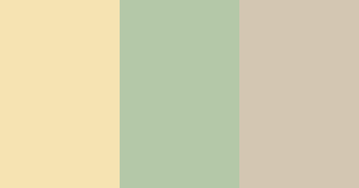 Download golden sage whisper color palette PNG image (landscape)