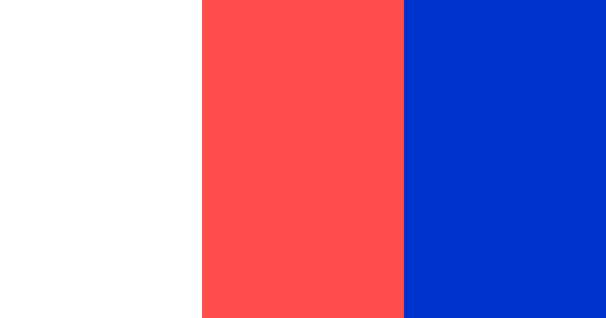 Download red white blue harmony color palette PNG image (landscape)