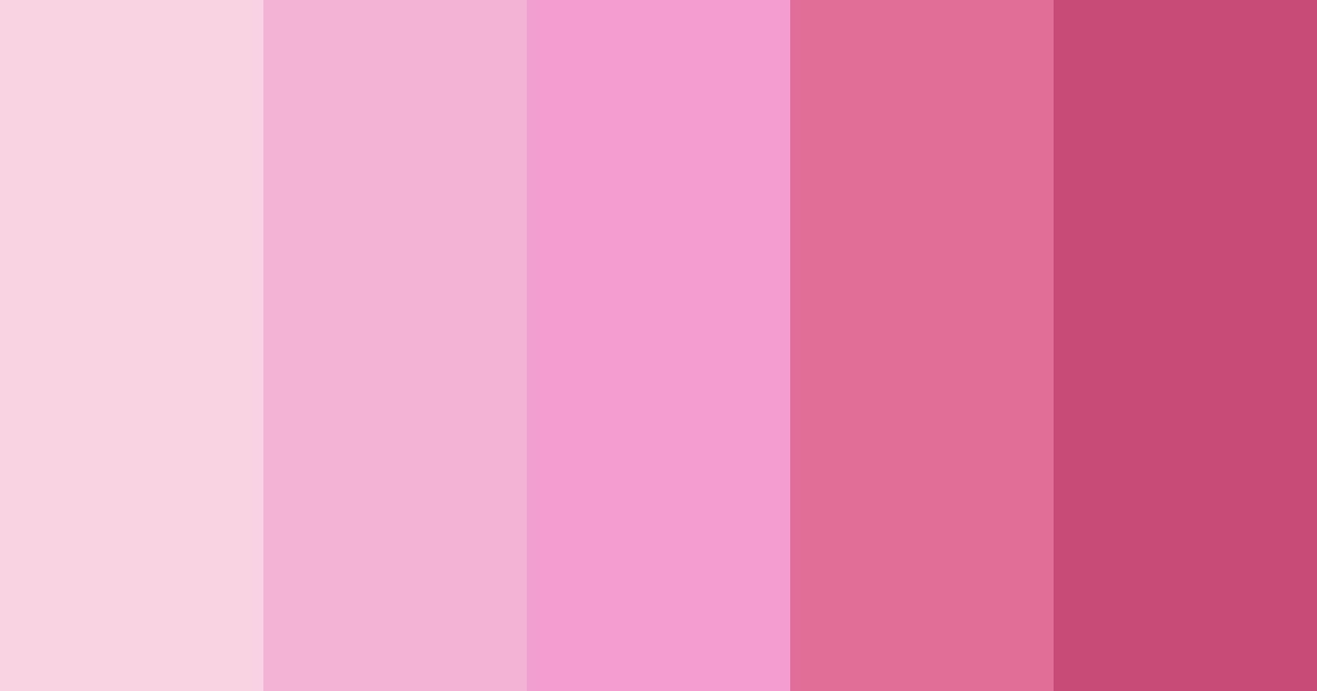 Download pink macaron color palette PNG image (landscape)