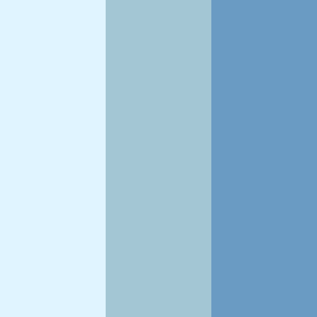 Download misty blue serenity color palette PNG image (square)