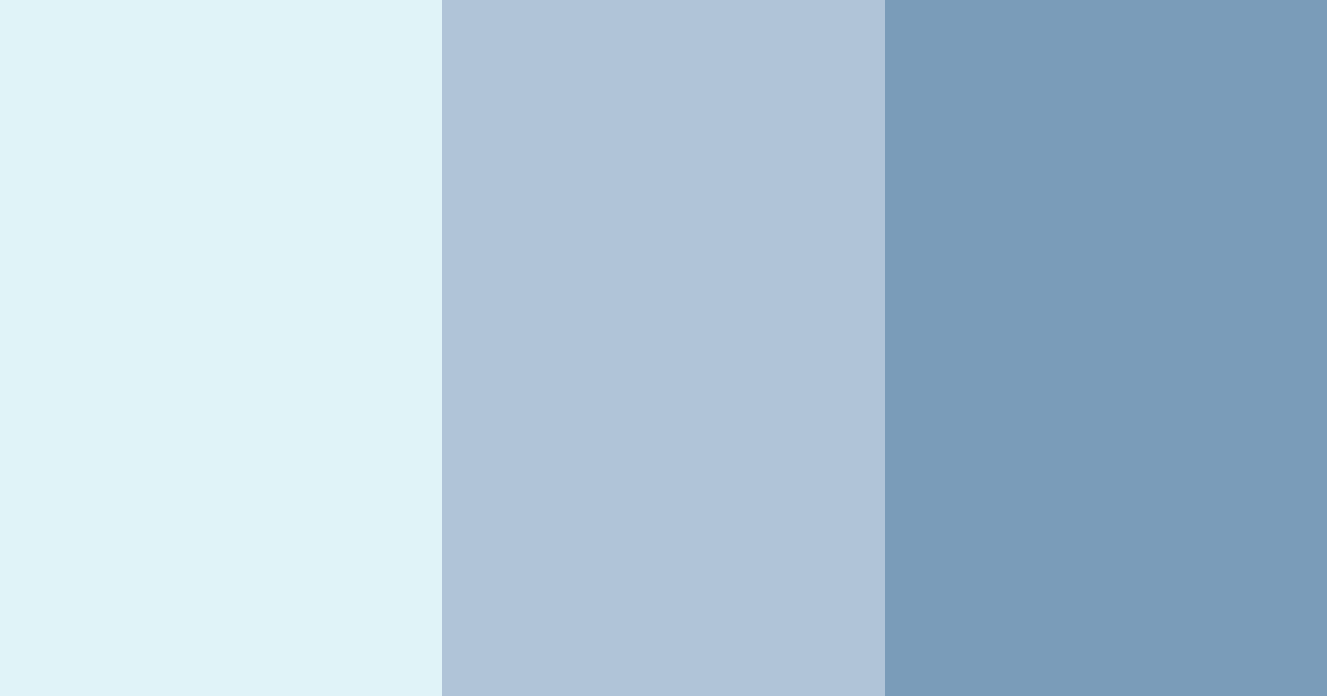 Download mist blue harmony color palette PNG image (landscape)