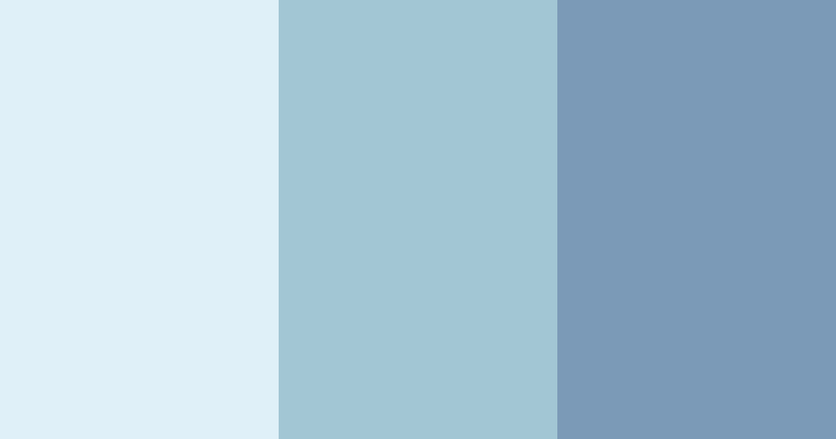 Download blue cream color palette PNG image (landscape)
