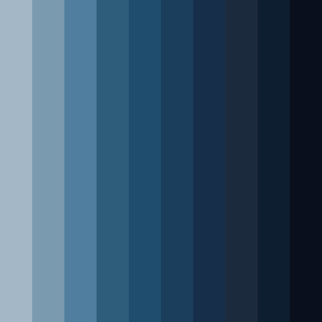 Download shades of blue gray color palette PNG image (square)