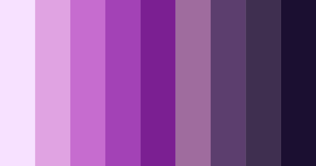 Download enchanted elegance color palette PNG image (landscape)