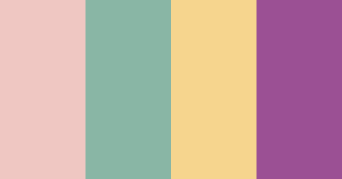 Download peach blossom spring color palette PNG image (landscape)