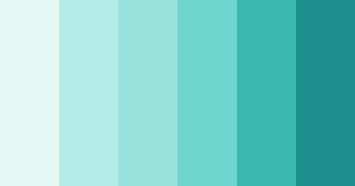 Download tropical serenity color palette PNG image (landscape)