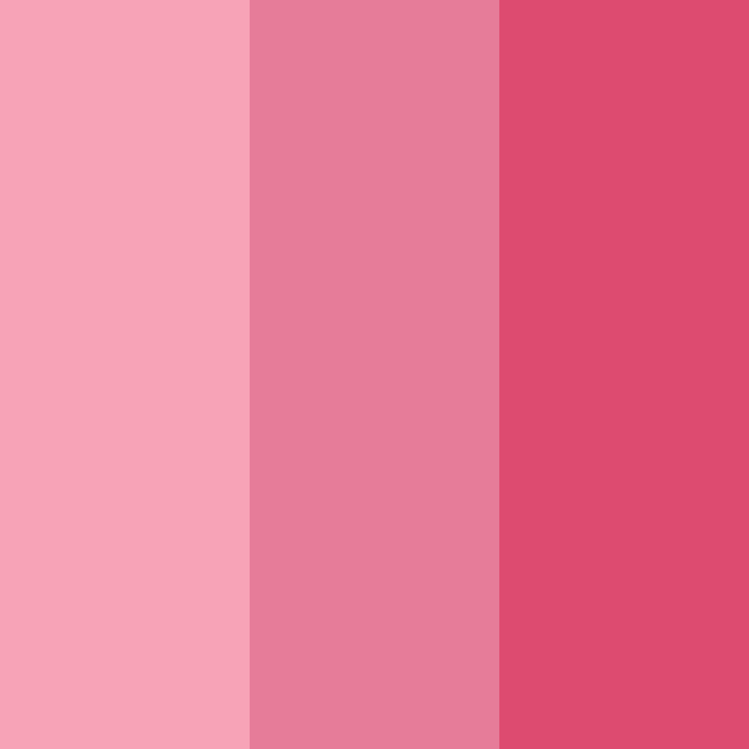 Download pink sunset color palette PNG image (square)