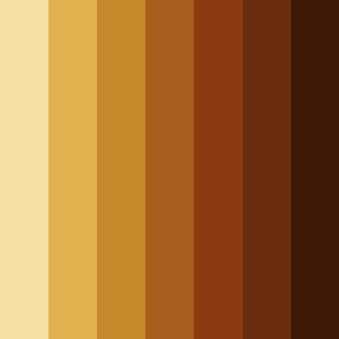 Download golden desert color palette PNG image (square)