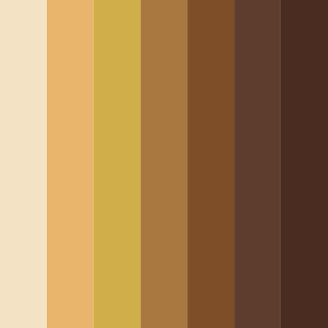 Download oasis sunset color palette PNG image (square)