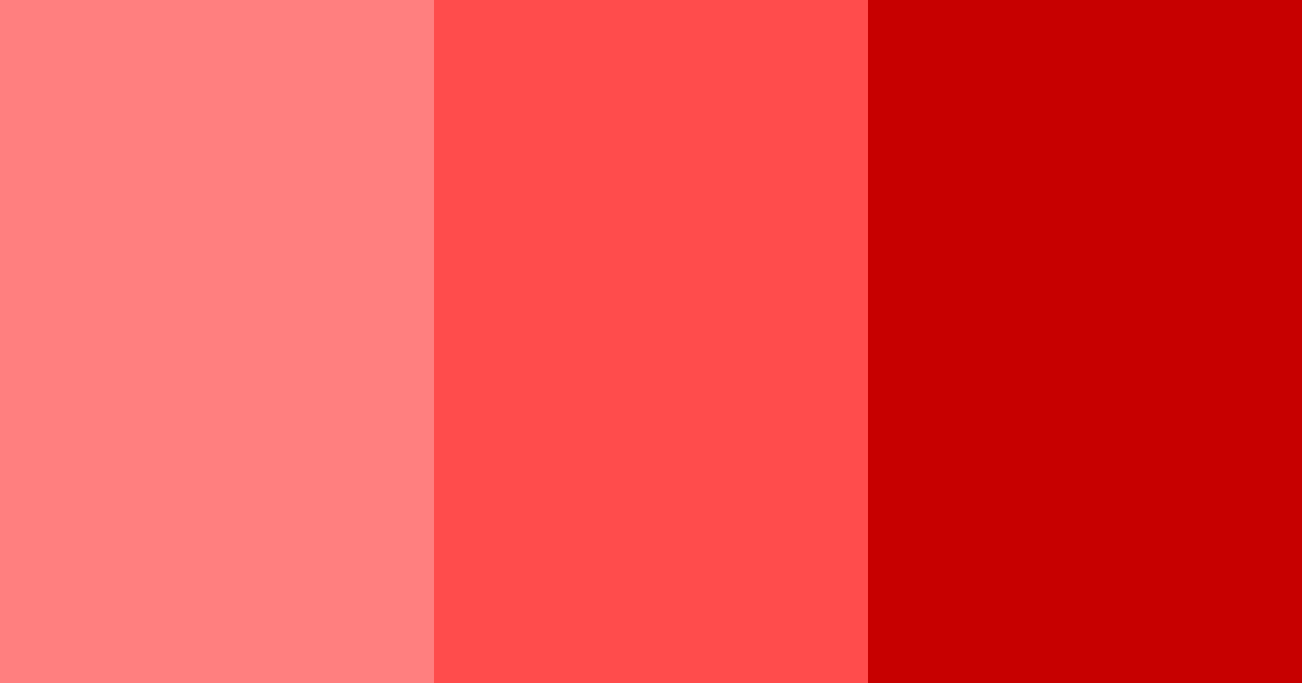 Download vibrant red color palette PNG image (landscape)