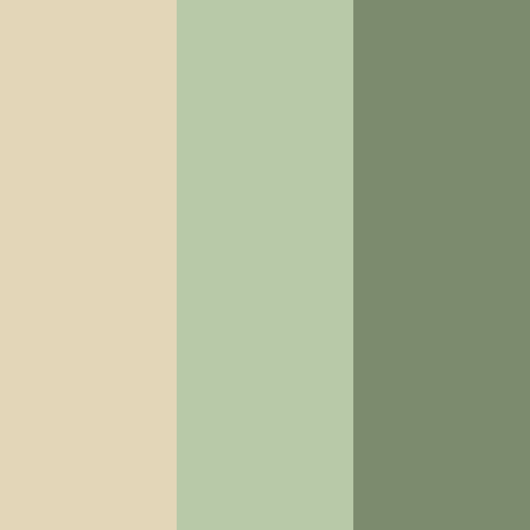 Download whispers of nature color palette PNG image (square)