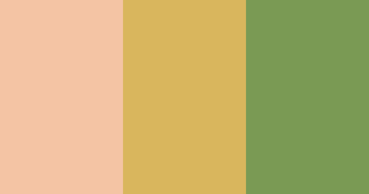 Download rustic peach grove color palette PNG image (landscape)