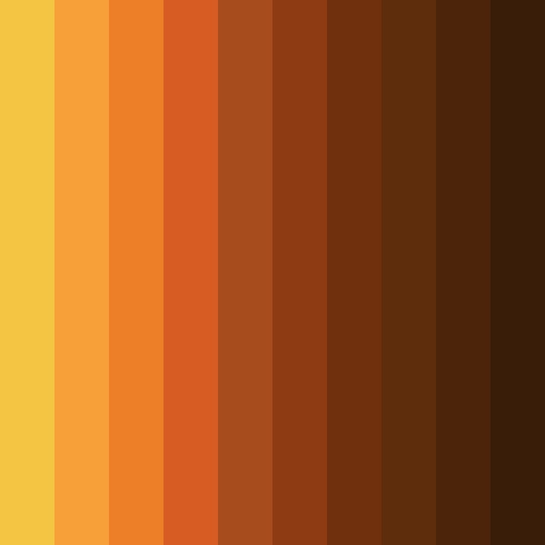 Download fireside foliage color palette PNG image (square)