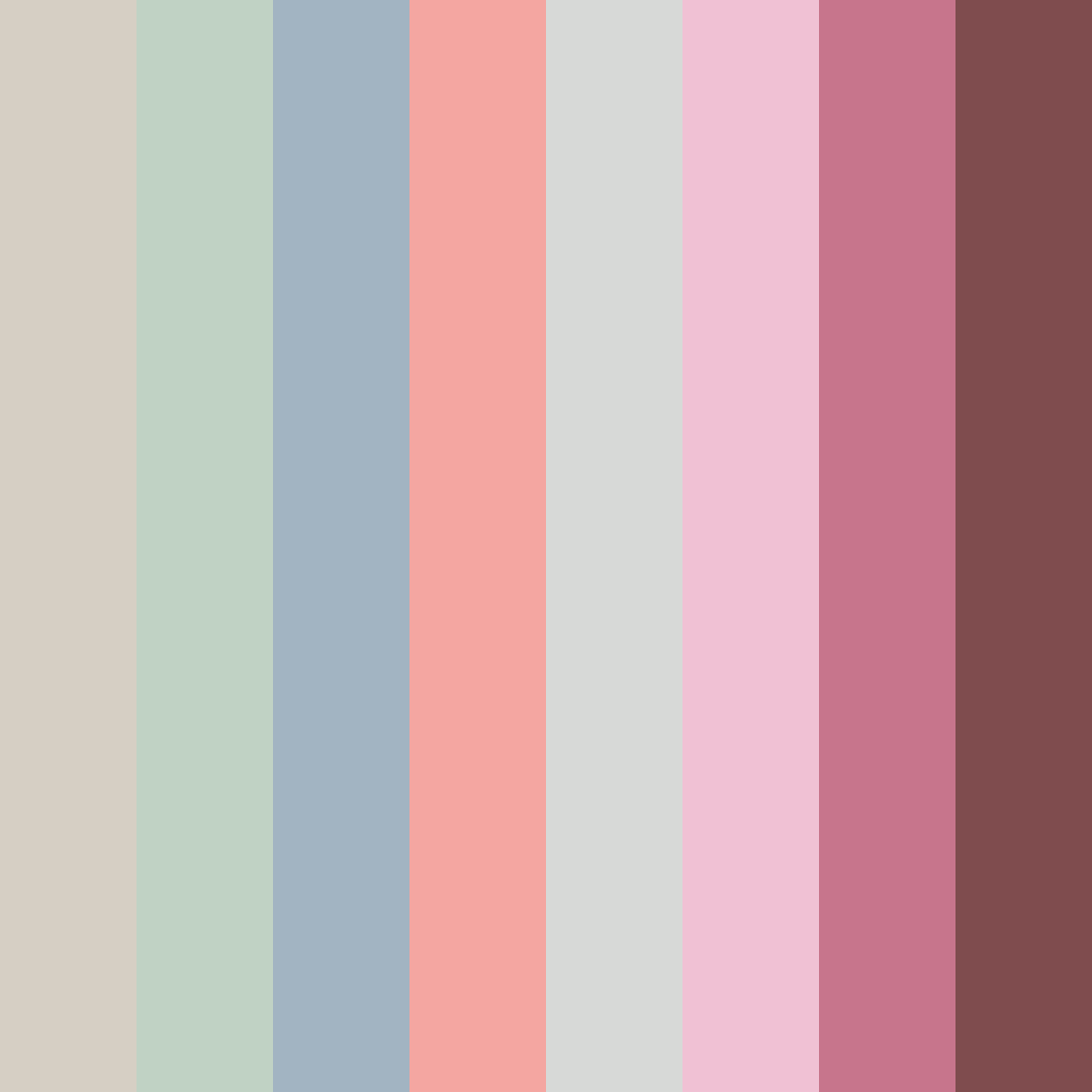 Download muted sage color palette PNG image (square)