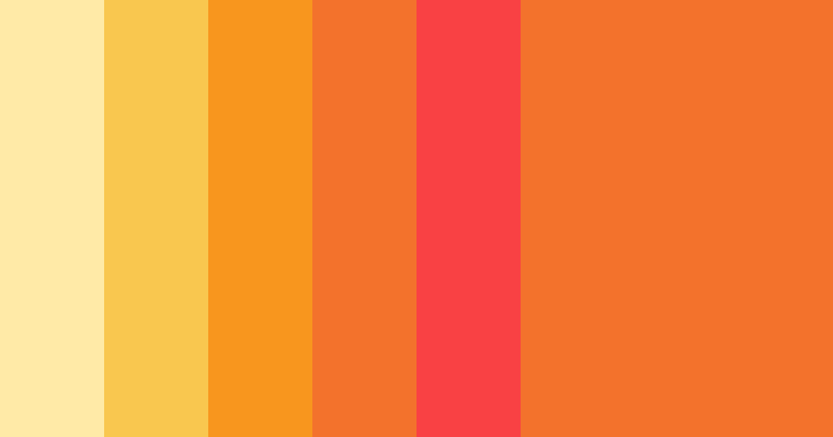 Download sunset serenade color palette PNG image (landscape)