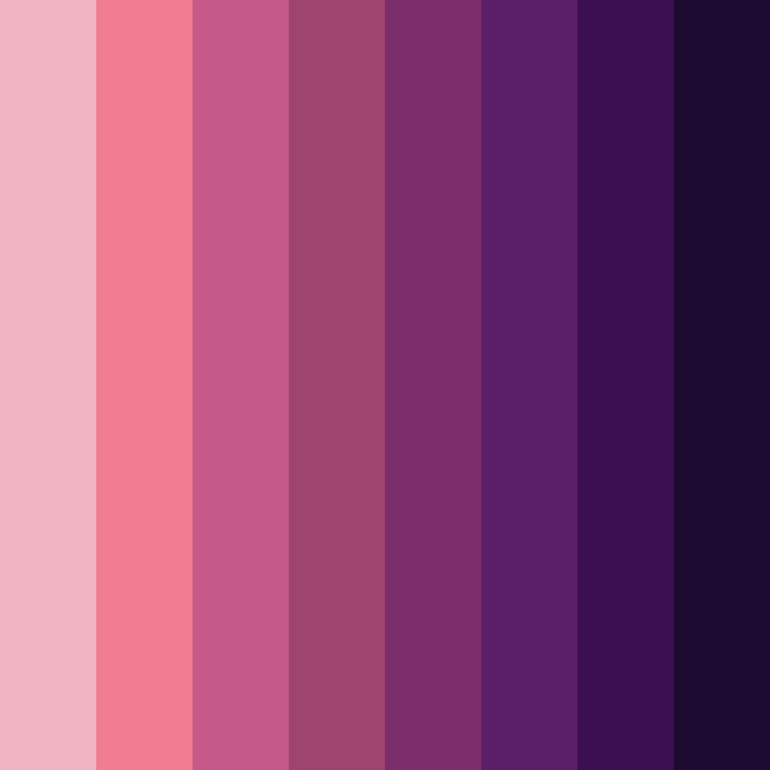 Download red purple dream color palette PNG image (square)