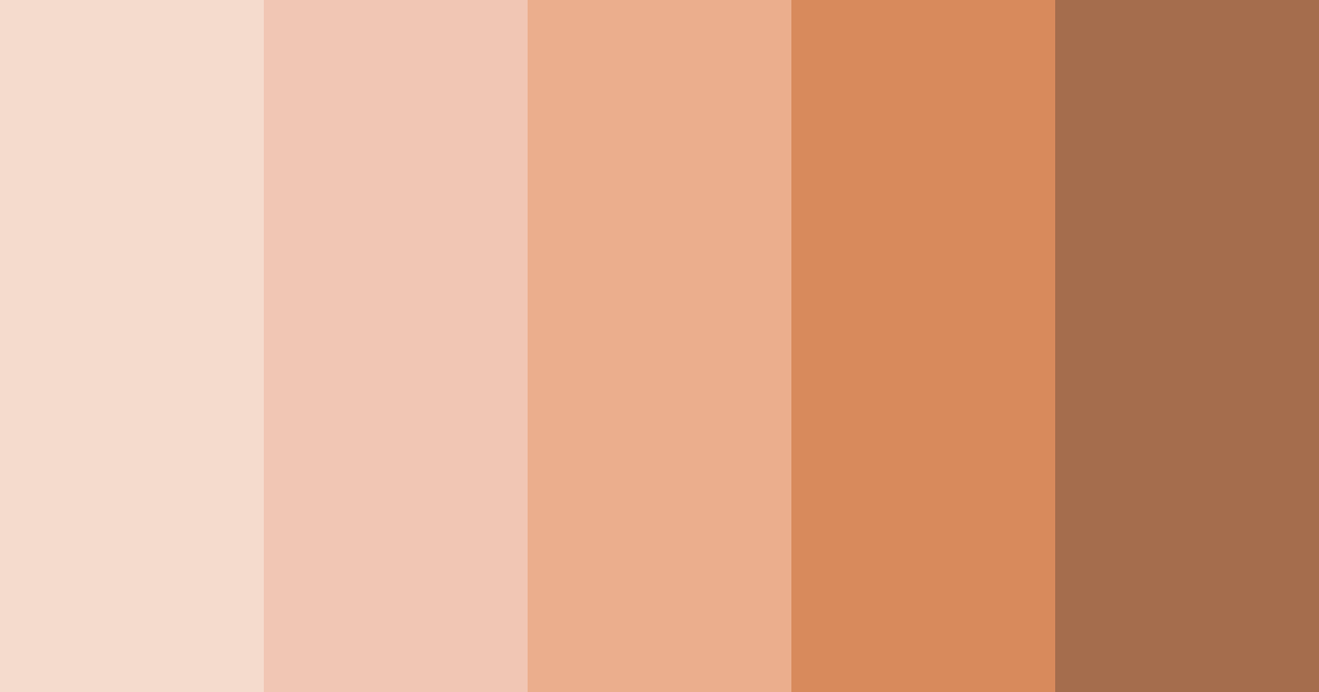 Download peach sunset color palette PNG image (landscape)