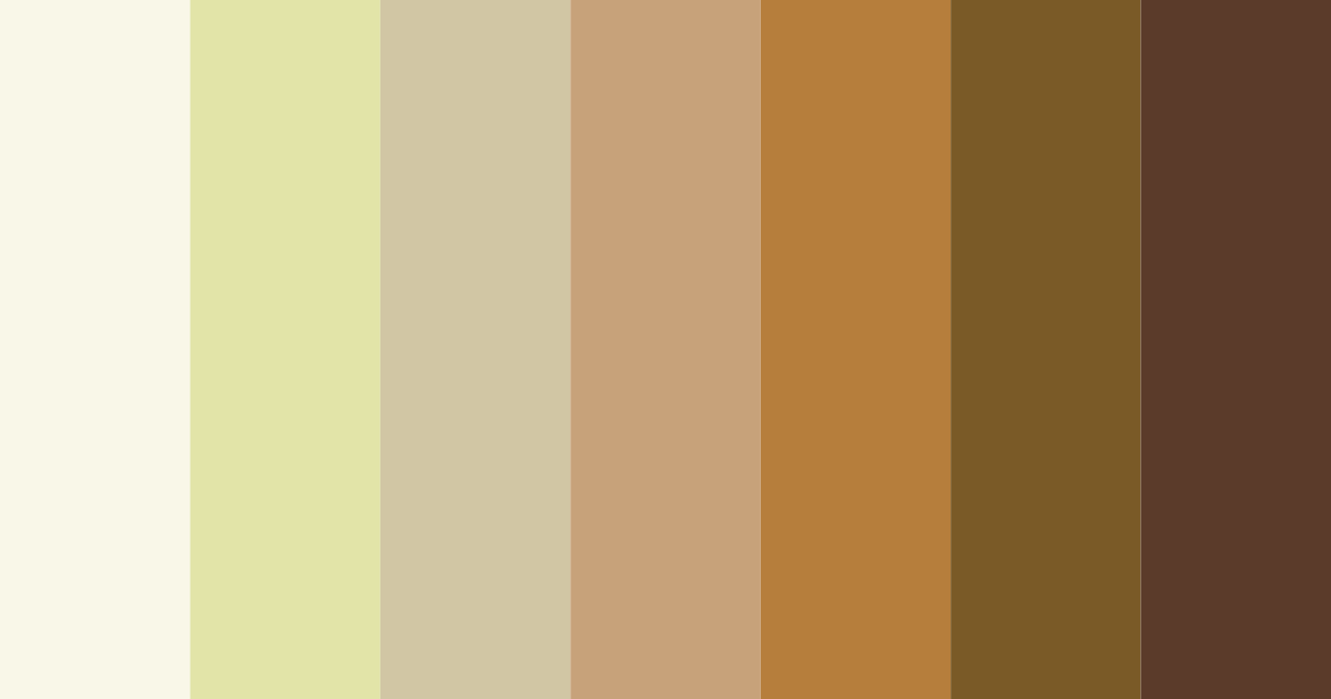 Download earthy tones color palette PNG image (landscape)