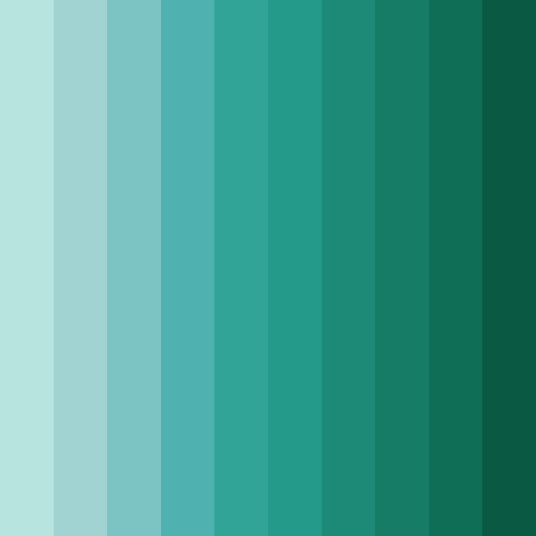 Download teal oasis color palette PNG image (square)