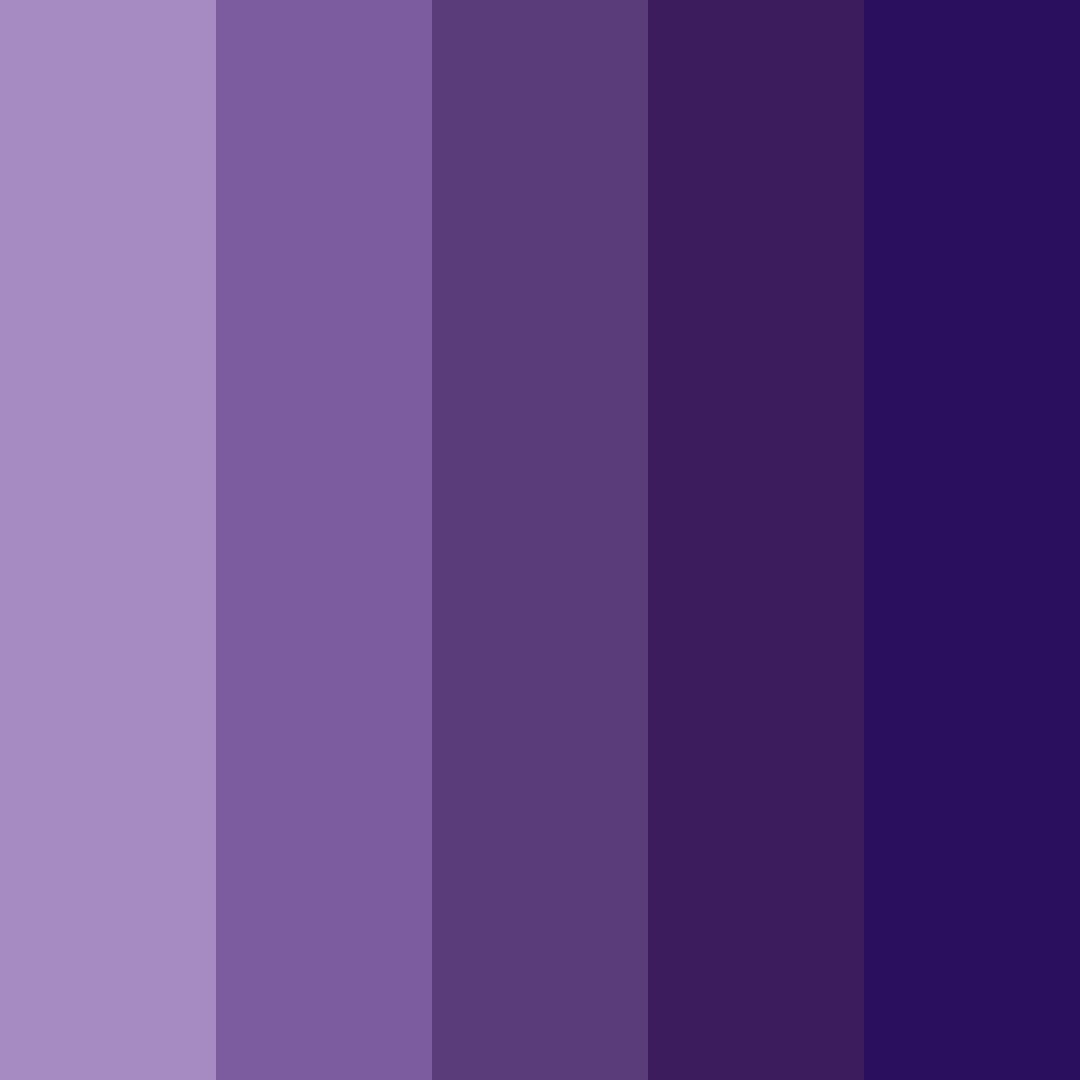 Download midnight lavender dreams color palette PNG image (square)