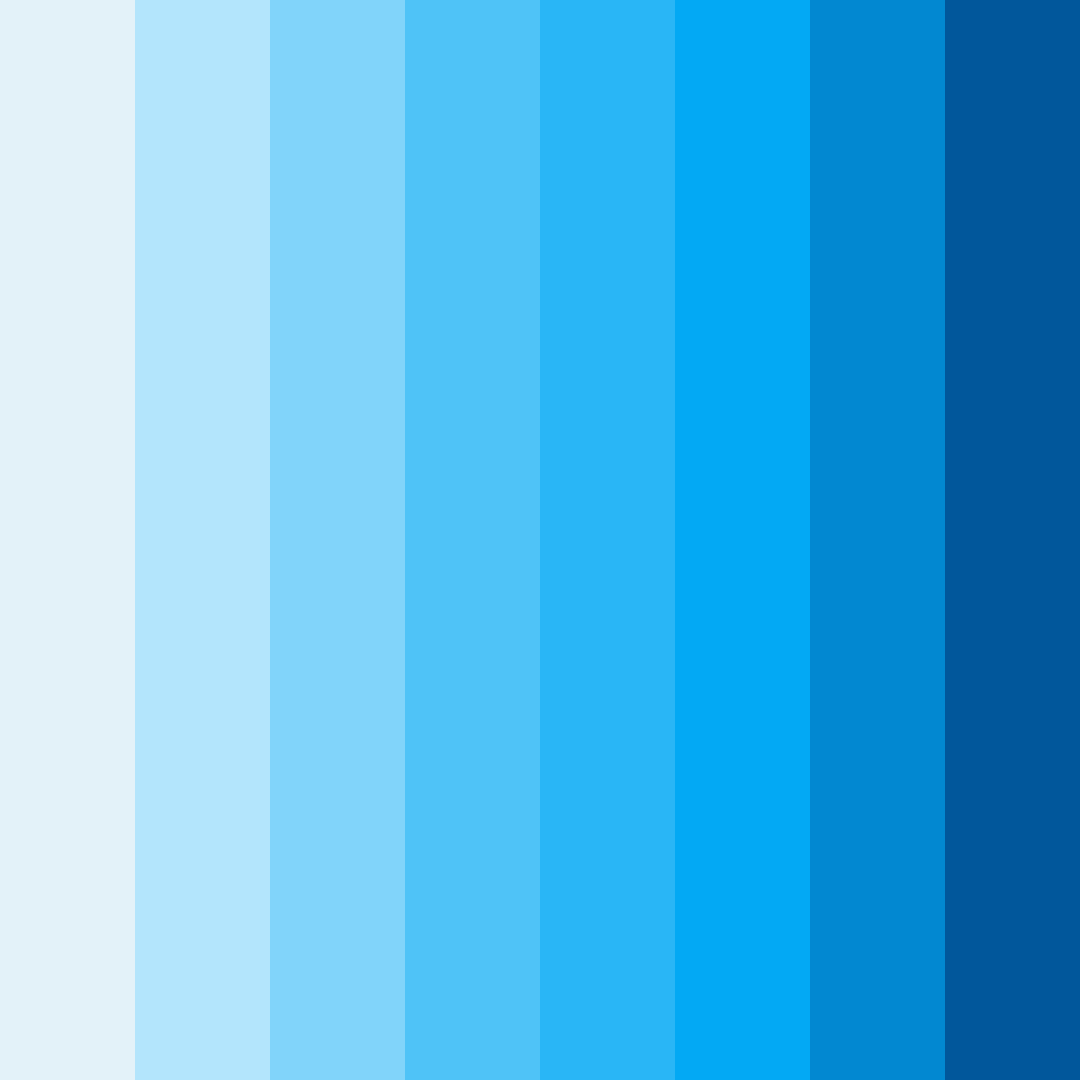 Download reflective waters color palette PNG image (square)