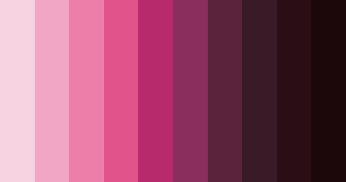Download pink blossom color palette PNG image (landscape)