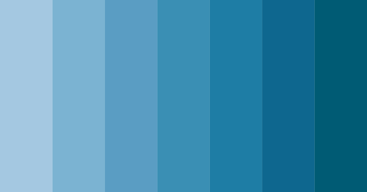 Download bright blue color palette PNG image (landscape)