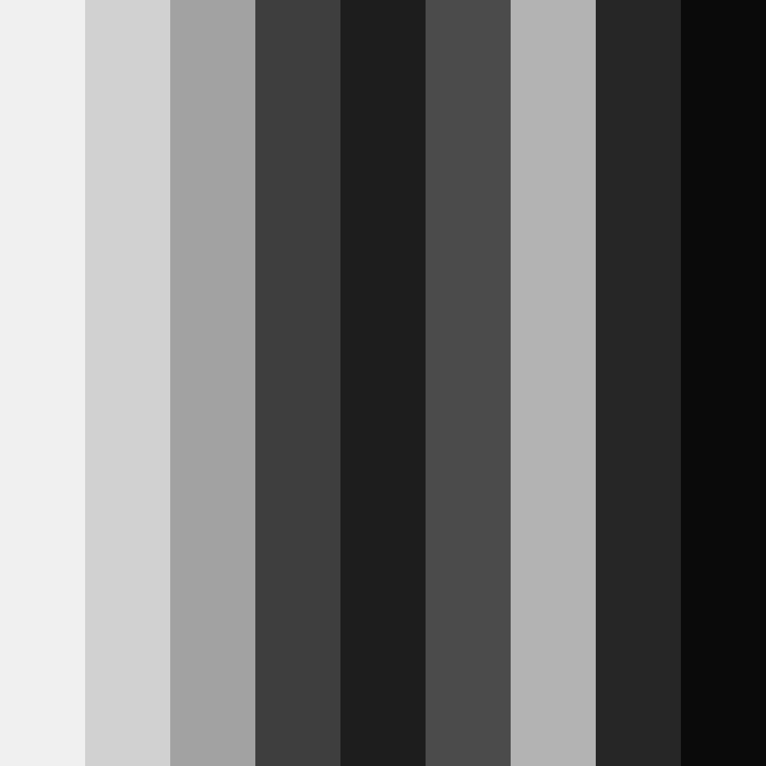 Download shades of gray batman color palette PNG image (square)