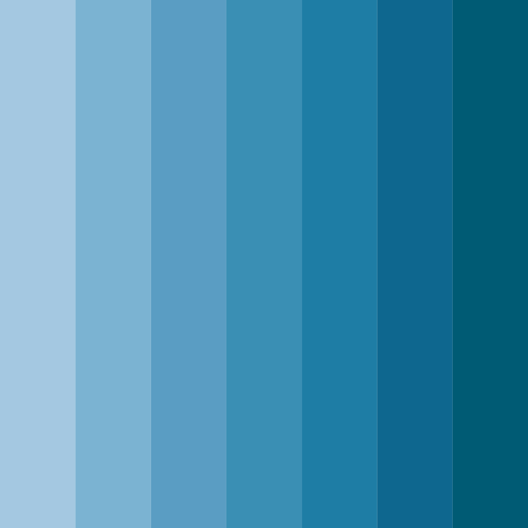 Download bright blue color palette PNG image (square)