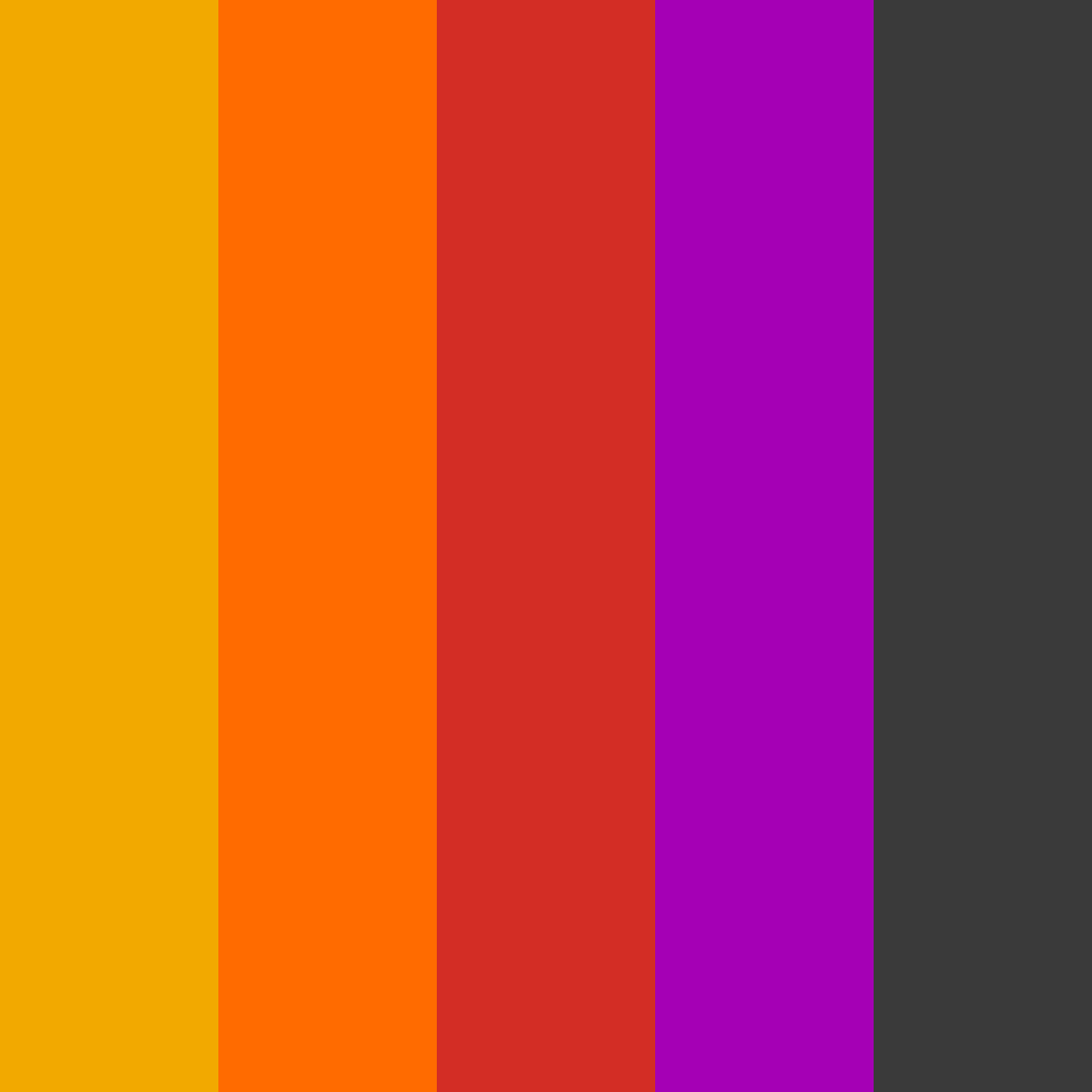 Download bright yellow color palette PNG image (square)