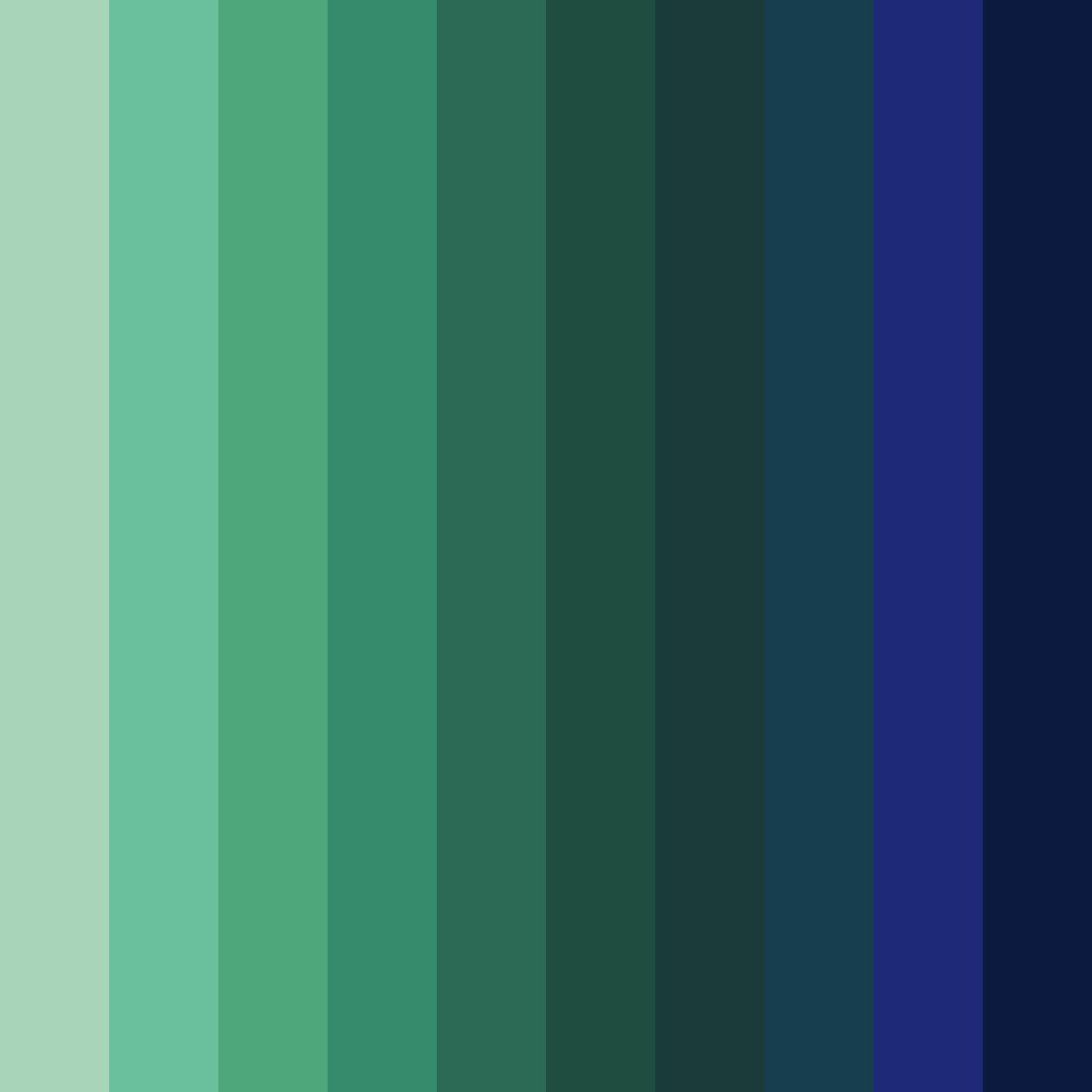 Download enchanted abyss color palette PNG image (square)