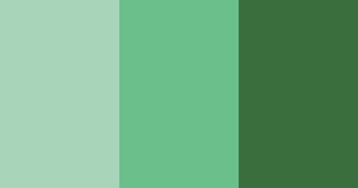 Download forest green harmony color palette PNG image (landscape)