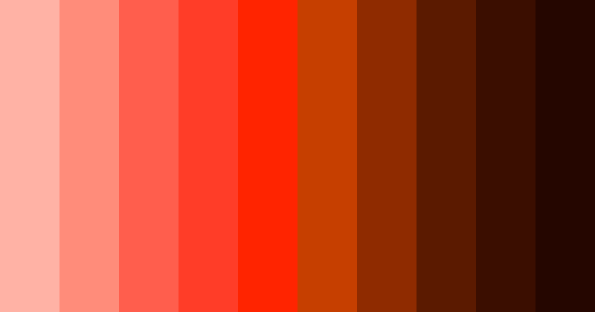 Download fiery red color palette PNG image (landscape)