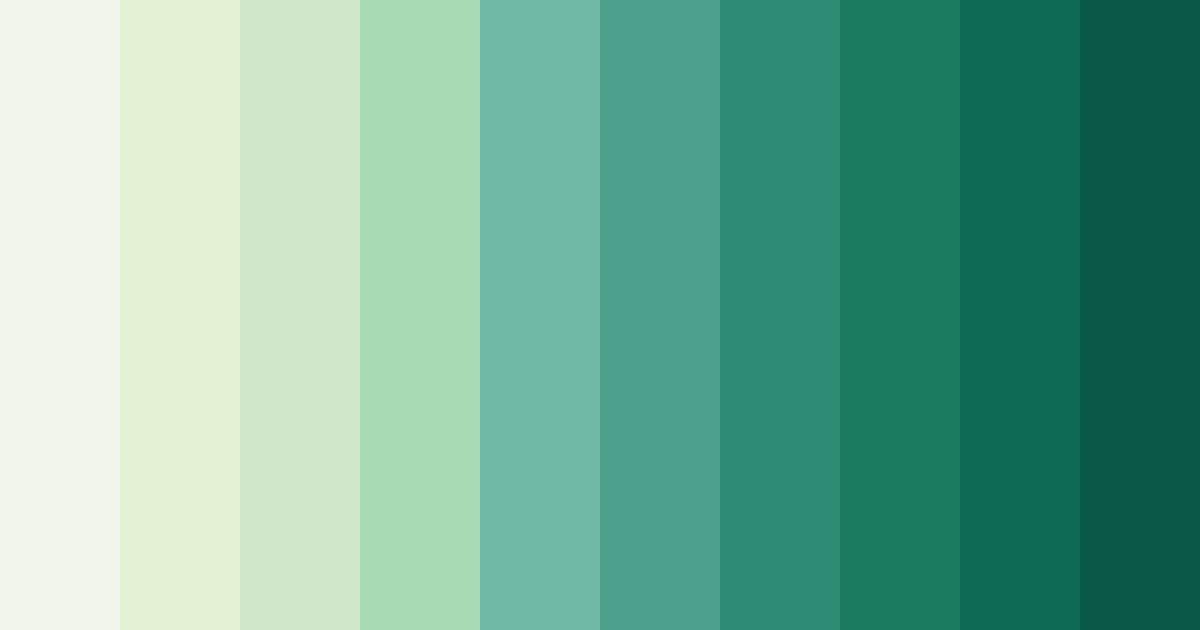 Download emerald whisper color palette PNG image (landscape)