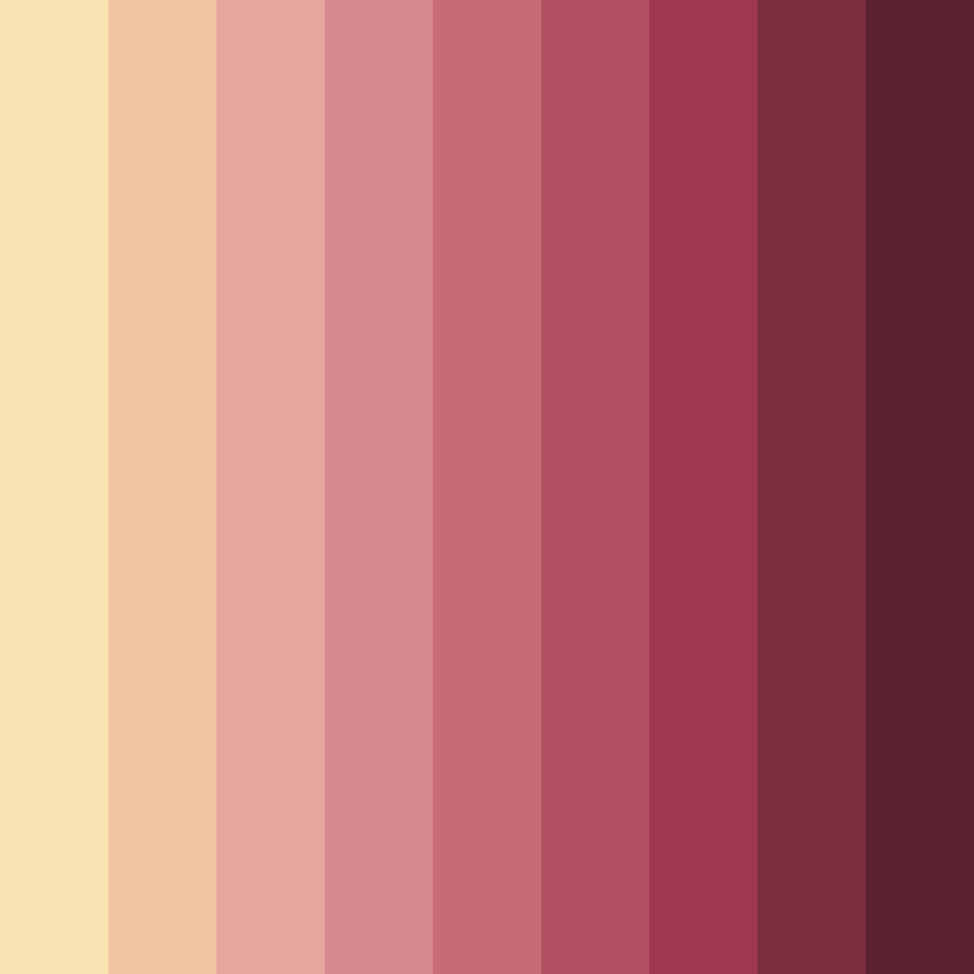 Download blushwood sunset color palette PNG image (square)