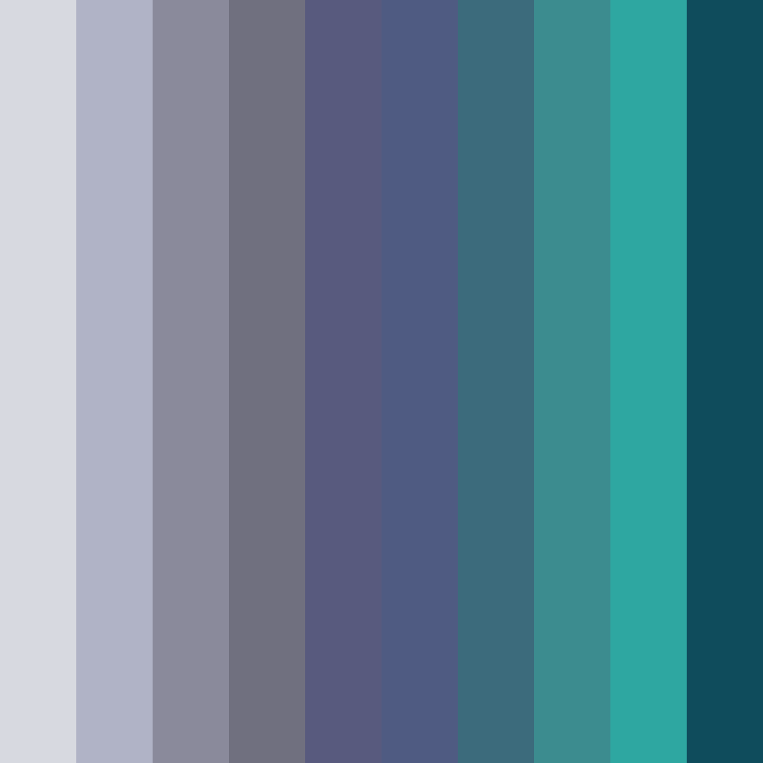 Download muted grey rainbow color palette PNG image (square)