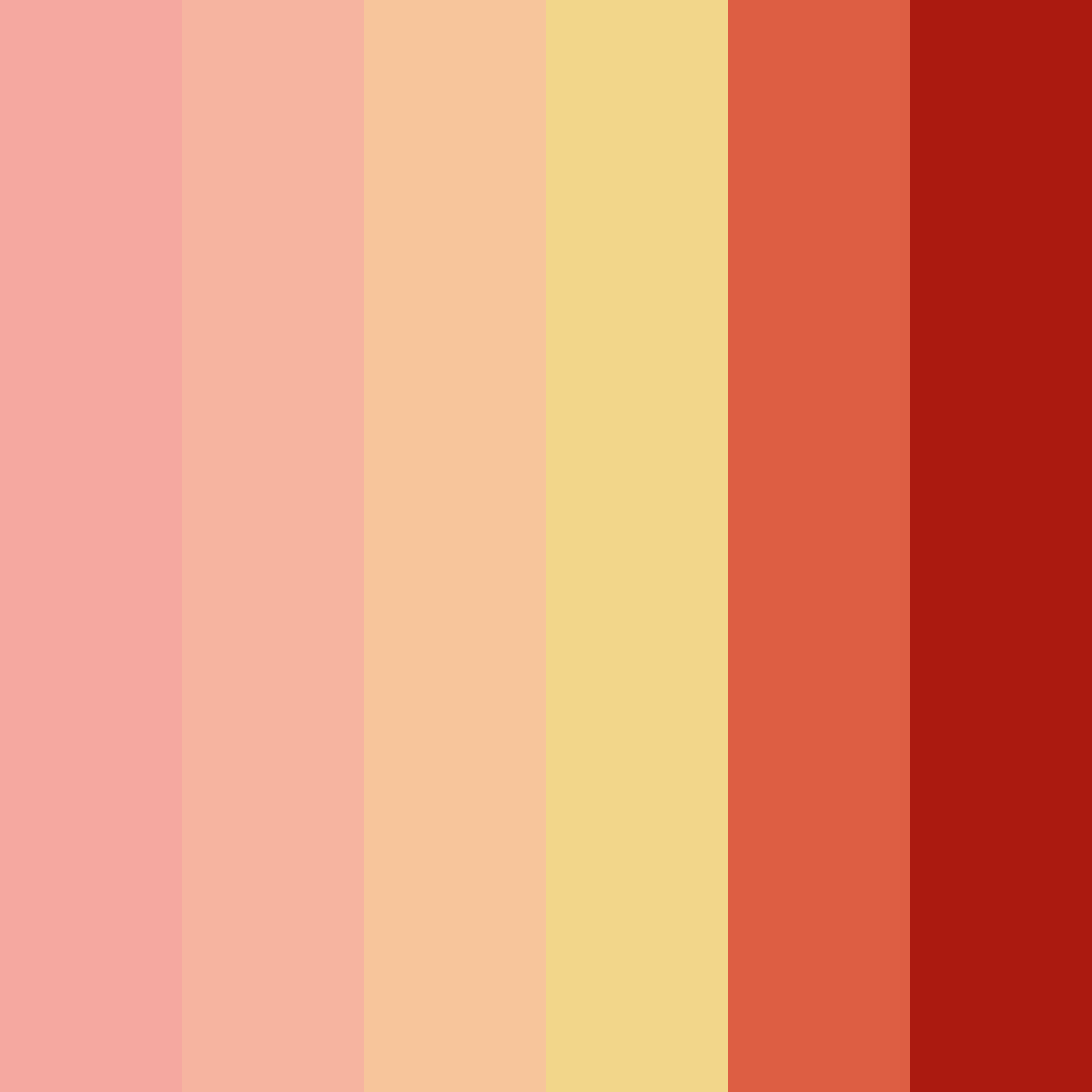 Download autumn ember bliss color palette PNG image (square)