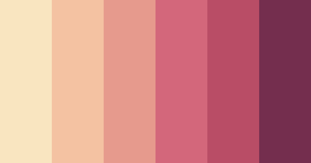 Download blushing petals color palette PNG image (landscape)