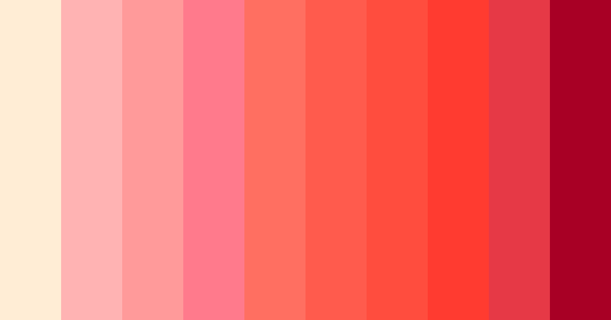 Download crimson blossom color palette PNG image (landscape)