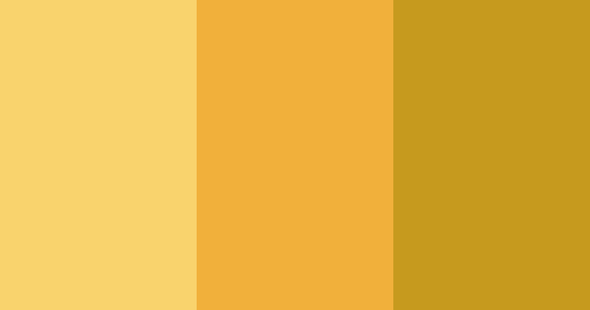 Download golden sunshine color palette PNG image (landscape)