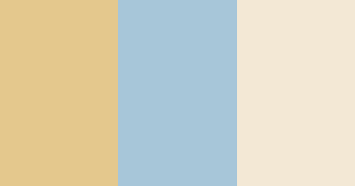 Download muted gold and misty blue color palette PNG image (landscape)