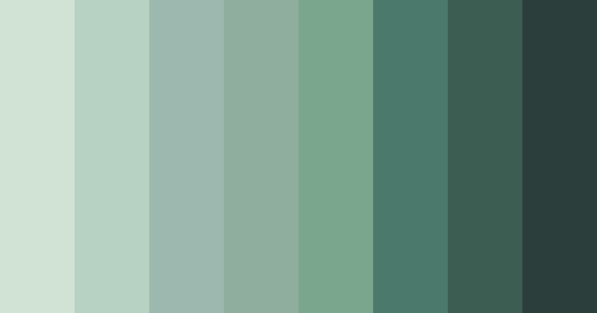 Download whispering verdant color palette PNG image (landscape)