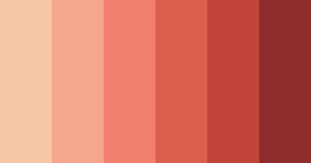 Red Sunset Color Palette - ColorDrop