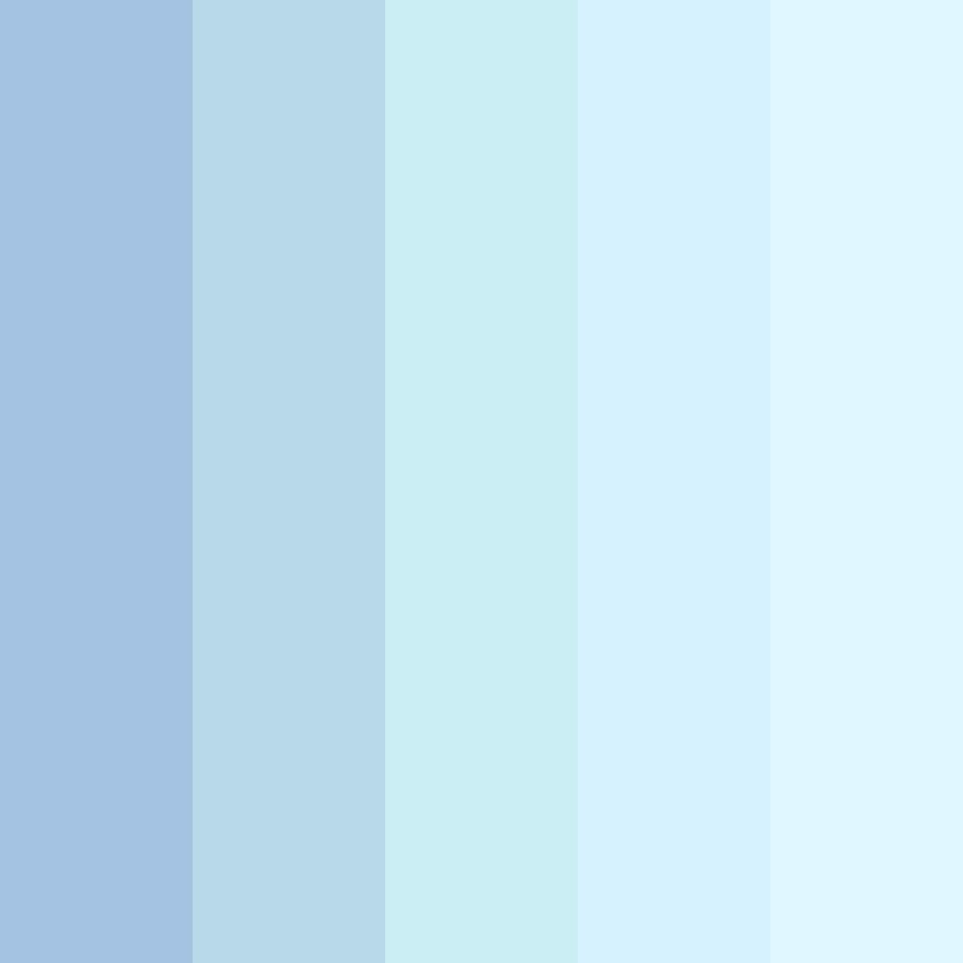 Download soft baby blue color palette PNG image (square)