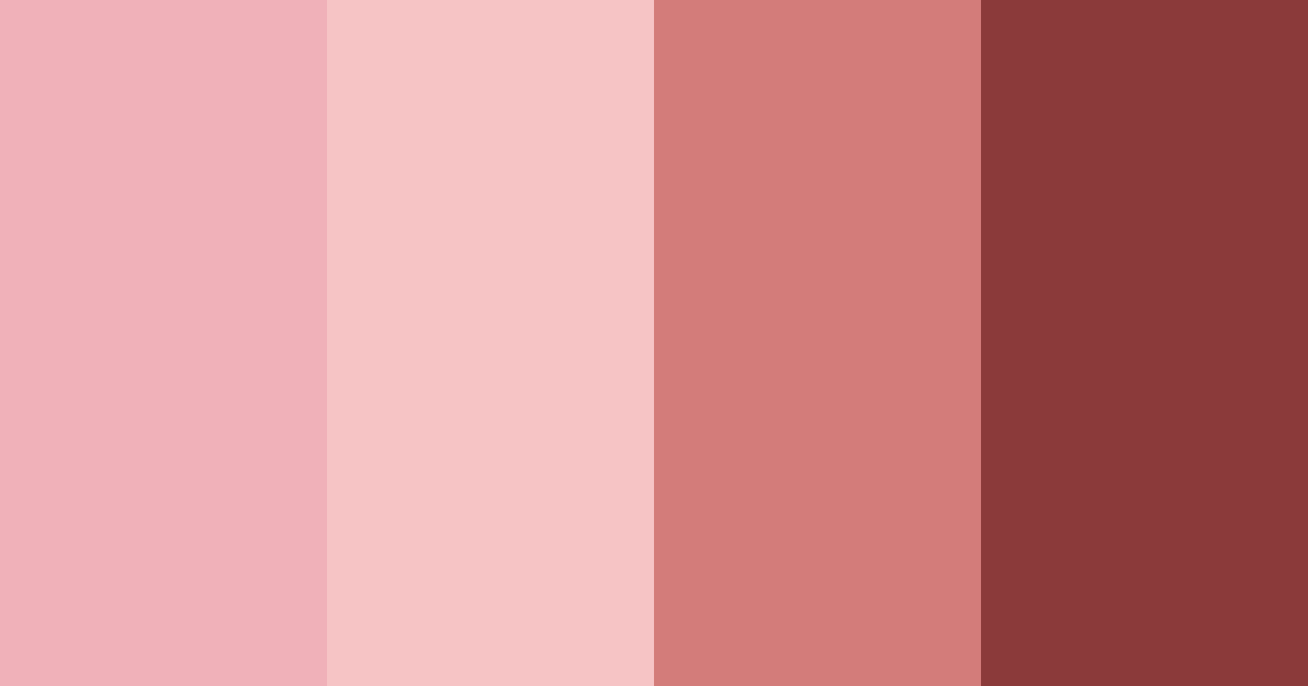 Download shattered roses color palette PNG image (landscape)