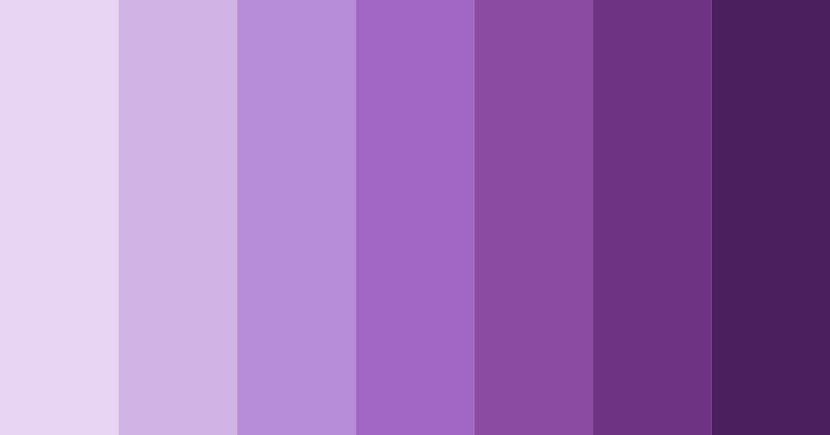 Download lavender dreams color palette PNG image (landscape)