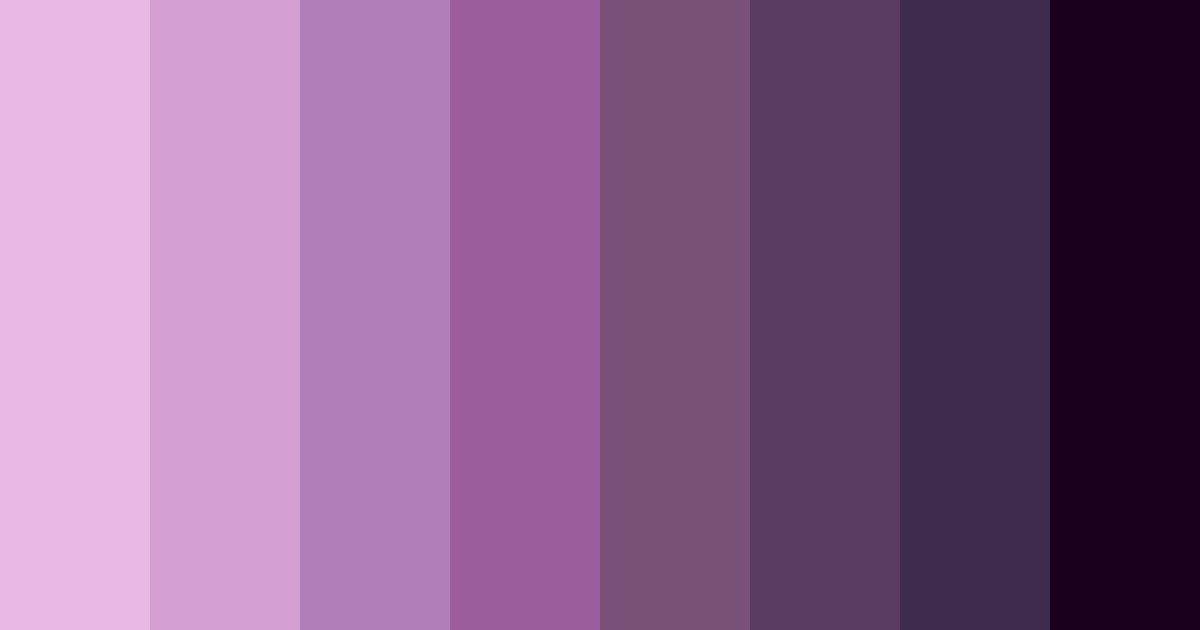 Download middle purple shades color palette PNG image (landscape)